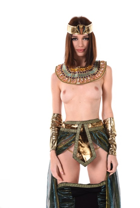 Beautiful girl Any Moloko toys her pussy while wearing a cosplay outfit