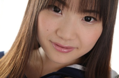 Adorable Japanese teen Mikoto Mochida goes nude in socks and loafers