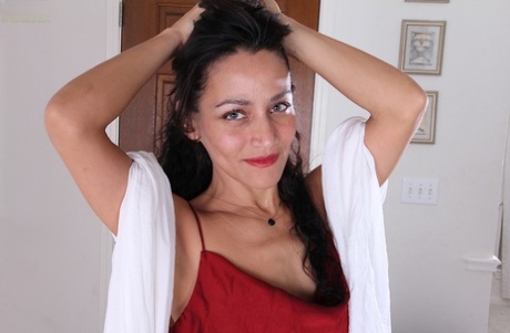 Cute and stunning Cielo is taking a finger in that tight shaved cunt