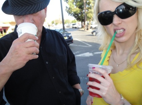 Hardcore fucking with a wild and nasty blonde chick Rebecca Blue