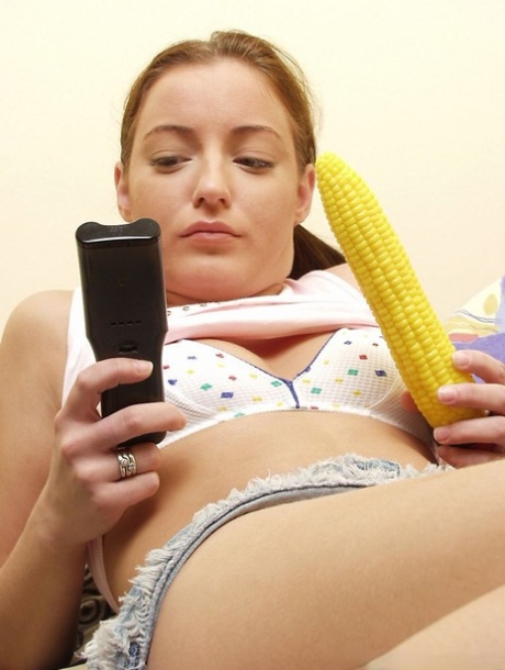 Hungarian babe Judith Fox shows her trimmed pussy up close while masturbating