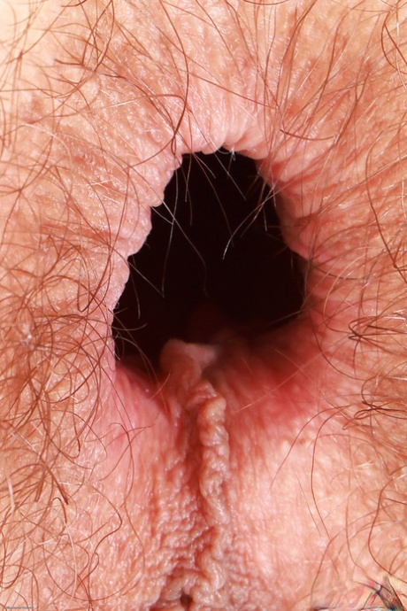 Skinny babe Sia Wood spreads her mindblowing hairy pussy  butthole up close