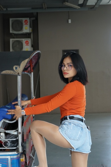 Tattooed Asian babe Phi gets a good dicking in different positions