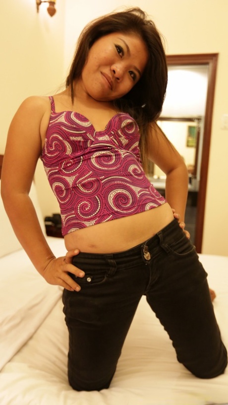 Asian babe with a big booty An enjoys some POV doggystyle sex with a hung man