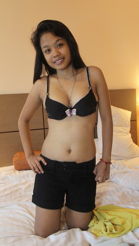Amateur Asian girl Febi exposes her big tits and gets fucked in a POV session