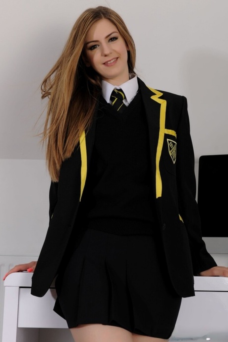 College Uniform starring Stella Cox Nude Pictures